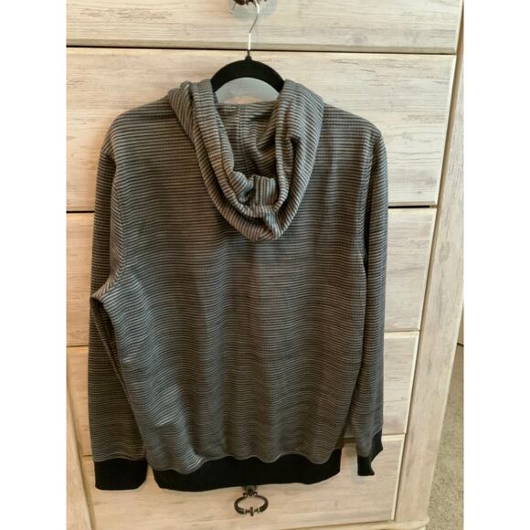 Prana Men's Striped Hoodie - Size Large, Gorpcore Style - Picture 3 of 3